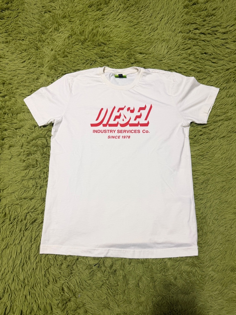 Diesel Graphic T-shirt Size Large White